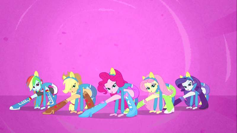 Size: 1366x768 | Tagged: safe, derpibooru import, screencap, applejack, fluttershy, pinkie pie, rainbow dash, rarity, equestria girls, equestria girls (movie), eyeshadow, lidded eyes, makeup