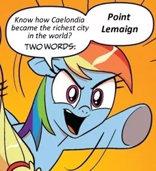 Size: 334x366 | Tagged: bastion (game), derpibooru import, exploitable meme, meme, obligatory pony, rainbow dash, safe, two words meme