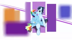 Size: 1280x720 | Tagged: safe, artist:augthepony, derpibooru import, rainbow dash, soarin', female, gay, half r63 shipping, kissing, male, rainbow blitz, rule 63, shipping, soarinblitz, soarindash, straight