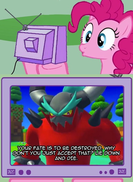 Size: 563x771 | Tagged: badass, crossover, derpibooru import, exploitable meme, meme, obligatory pony, pinkie pie, safe, sonic lost world, sonic the hedgehog (series), tv meme, youtube link, zavok, zeti