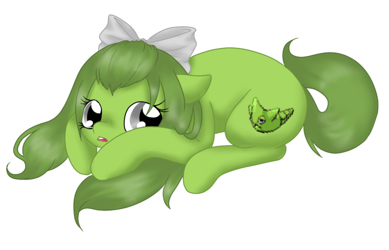 Size: 1320x849 | Tagged: safe, artist:mondlichtkatze, derpibooru import, ponified, metapod, pony, pokémon, simple background, solo, transparent background