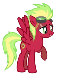 Size: 794x1006 | Tagged: applejack (g3), artist:durpy, colored, color edit, derpibooru import, edit, g3, g3 to g4, generation leap, safe, simple background, solo, spitfire, transparent background, vector