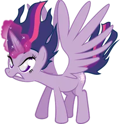 Size: 1280x1322 | Tagged: safe, artist:voaxmasterspydre, derpibooru import, twilight sparkle, twilight sparkle (alicorn), alicorn, pony, rapidash, female, mare, pokémon, solo