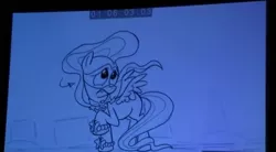 Size: 847x467 | Tagged: animatic, clothes, comic con, costume, derpibooru import, fluttershy, power ponies, power ponies (episode), saddle rager, safe, season 4, solo, story reel