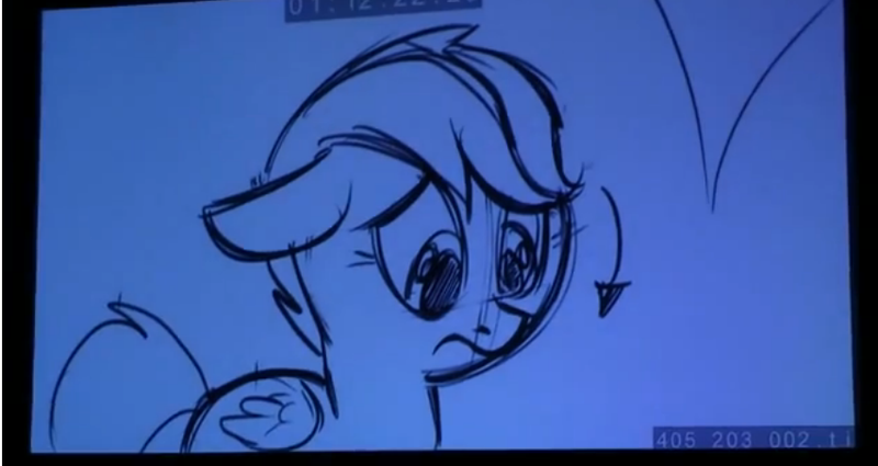 Size: 853x453 | Tagged: animatic, comic con, derpibooru import, flight to the finish, sad, safe, scootaloo, scootaloo can't fly, scootalove denied, season 4, solo, story reel