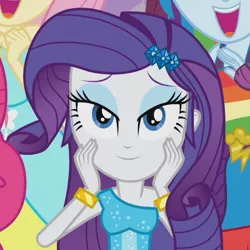 Size: 686x686 | Tagged: safe, derpibooru import, screencap, fluttershy, pinkie pie, rainbow dash, rarity, equestria girls, equestria girls (movie), bracelet, breasts, cropped, fall formal outfits, female, jewelry, looking at you, this is our big night