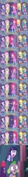 Size: 1362x8434 | Tagged: safe, derpibooru import, applejack, fluttershy, pinkie pie, rainbow dash, rarity, sci-twi, spike, twilight sparkle, dog, equestria girls, equestria girls (movie), boots, bracelet, carousel boutique, clothes, cowboy boots, faic, high heel boots, humane five, humane six, jewelry, shoes, skirt, socks, spike the dog