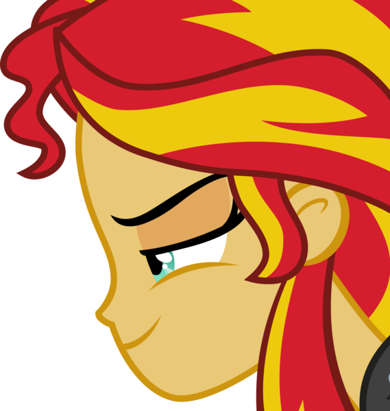 Size: 1895x2000 | Tagged: safe, artist:secret-asian-man, derpibooru import, sunset shimmer, equestria girls, equestria girls (movie), simple background, solo, transparent background, vector