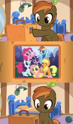 Size: 634x1080 | Tagged: applejack, button mash, button's odd game, derpibooru import, fluttershy, mane six, meme, pinkie pie, rainbow dash, rarity, safe, twilight sparkle