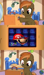 Size: 634x1080 | Tagged: button, button mash, button's odd game, colt, derpibooru import, faic, male, mario, meme, nightmare fuel, nintendo, safe, super mario 64, super mario bros., wat, wtf