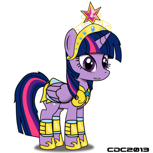 Size: 1280x1280 | Tagged: safe, artist:christiancerda, derpibooru import, twilight sparkle, twilight sparkle (alicorn), alicorn, pony, armor, female, mare, solo