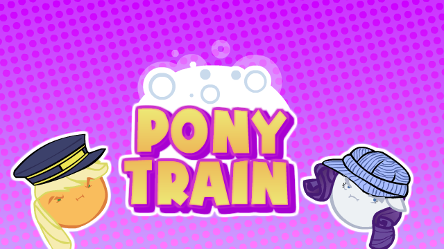 Size: 640x360 | Tagged: applejack, artist:keno9988, derpibooru import, game grumps, pony grumps, pony train, rarity, safe, steam (software), steam train