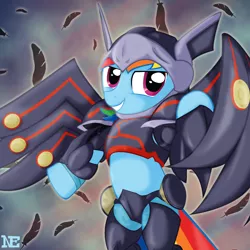 Size: 1680x1680 | Tagged: armor, artist:noonebahtim, derpibooru import, rainbow dash, safe, solo, yu-gi-oh!