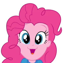 Size: 9000x9000 | Tagged: safe, artist:radiationalpha, derpibooru import, pinkie pie, equestria girls, :3, absurd resolution, cute, diapinkes, faic, pinkie's catface, simple background, solo, transparent background, vector