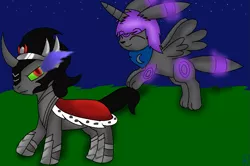 Size: 913x608 | Tagged: safe, derpibooru import, king sombra, oc, alicorn, pony, umbreon, alicorn oc, horn, pokémon, wings