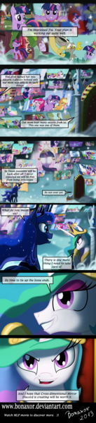 Size: 800x3508 | Tagged: safe, artist:bonaxor, derpibooru import, princess celestia, princess luna, twilight sparkle, twilight sparkle (alicorn), alicorn, pony, comic, female, mare