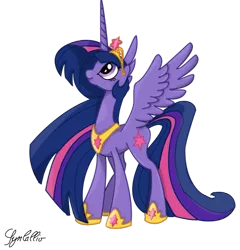 Size: 877x912 | Tagged: safe, artist:jazzlovessilkies, artist:syncallio, derpibooru import, twilight sparkle, twilight sparkle (alicorn), alicorn, pony, female, mare, solo