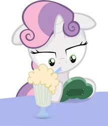 Size: 5695x6629 | Tagged: absurd resolution, artist:jan, artist:medio-cre, button's adventures, derpibooru import, joy boy, milkshake, safe, solo, sweetie belle, video game