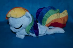 Size: 4288x2848 | Tagged: artist:blindfaith-boo, beanie (plushie), derpibooru import, irl, photo, plushie, rainbow dash, safe