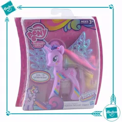 Size: 750x750 | Tagged: safe, derpibooru import, official, twilight sparkle, twilight sparkle (alicorn), alicorn, pony, brushable, fantastic flutters, female, irl, mare, photo, rainbow power, toy