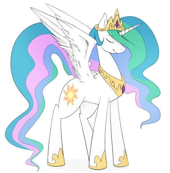 Size: 1200x1220 | Tagged: artist:昔の傷口, derpibooru import, princess celestia, safe, solo