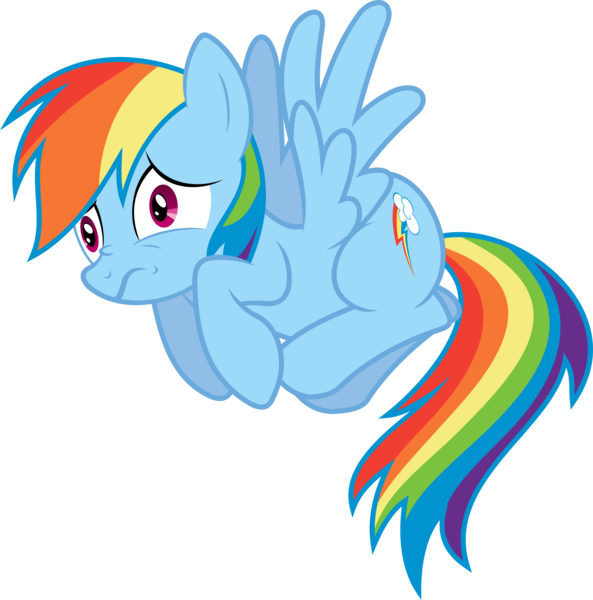 rainbow dash sonic rainboom vector