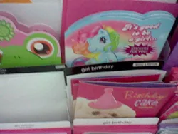 Size: 640x480 | Tagged: birthday card, derpibooru import, g3, rainbow dash, rainbow dash (g3), safe, walmart is evil