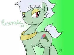 Size: 1600x1200 | Tagged: safe, artist:minty-red, derpibooru import, ponified, pony, pokémon, roserade, solo