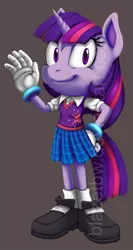 Size: 600x1131 | Tagged: anthro, artist:blazetbw, derpibooru import, faic, plantigrade anthro, safe, smirk, solo, sonicified, sonic the hedgehog (series), style emulation, twiface, twilight sparkle