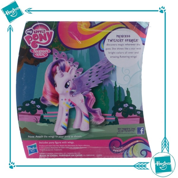 Size: 750x750 | Tagged: safe, derpibooru import, official, twilight sparkle, twilight sparkle (alicorn), alicorn, pony, brushable, fantastic flutters, female, mare, rainbow power, toy