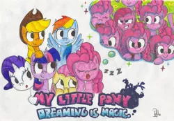 Size: 2303x1612 | Tagged: applejack, artist:rayman2000, derpibooru import, fluttershy, mane six, mario & luigi, mario & luigi: dream team, nintendo, parody, pinkie pie, rainbow dash, rarity, safe, super mario bros., twilight sparkle