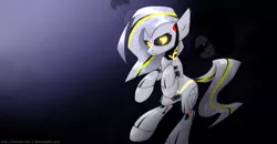 Size: 5000x2600 | Tagged: safe, artist:n_thing, derpibooru import, ponified, pony, glados, portal (valve), solo