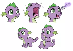 Size: 1000x700 | Tagged: safe, artist:muffinshire, derpibooru import, spike, twilight sparkle, comic:twilight's first day, baby, baby spike, crying, cute, muffinshire is trying to murder us, nose picking, sketch, spikabetes, younger