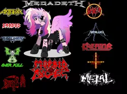 Size: 1324x980 | Tagged: anthrax, death (band), derpibooru import, exodus (band), hypocrisy, kreator, megadeth, metal, metallica, morbid angel, overkill (band), princess cadance, safe, slayer, testament, thrash metal