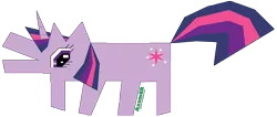 Size: 4767x2027 | Tagged: safe, artist:axemgr, derpibooru import, twilight sparkle, ponified, pony, keith haring's bark dog, parody, simple background, solo, transparent background, vector