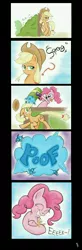 Size: 2800x8500 | Tagged: safe, artist:heir-of-rick, derpibooru import, applejack, pinkie pie, earth pony, pony, comic:applejack's poison joke adventure, appletini, comic, hat, micro, poison joke