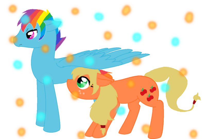 Size: 1024x692 | Tagged: safe, artist:bemyhero-love, derpibooru import, applejack, rainbow dash, appleblitz (straight), appledash, female, half r63 shipping, lesbian, male, rainbow blitz, rule 63, shipping, straight, transgender