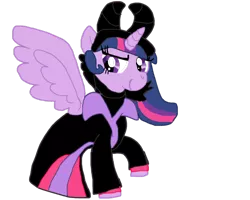 Size: 1024x819 | Tagged: safe, derpibooru import, twilight sparkle, twilight sparkle (alicorn), alicorn, pony, female, maleficent, mare, solo