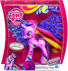 Size: 528x550 | Tagged: safe, derpibooru import, official, twilight sparkle, twilight sparkle (alicorn), alicorn, pony, brushable, fantastic flutters, female, mare, rainbow power, toy