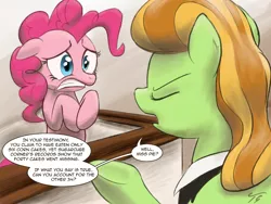 Size: 1600x1200 | Tagged: and that's terrible, artist:topgull, cake, court, courtroom, derpibooru import, food, judge, lady justice, lawyer, lex luthor, meme, pinkie pie, safe, swift justice, testimony, trial