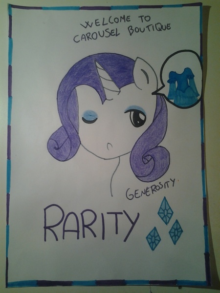 Size: 1536x2048 | Tagged: safe, artist:lolly <3, derpibooru import, rarity, pony, unicorn, clothes, dress, text