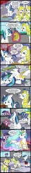 Size: 713x3995 | Tagged: artist:madmax, comic, derpibooru import, equestria's best sister, female, filly, karma, laser-guided karma, mop, princess celestia, royal guard, safe, shining armor, slice of life, twilight sparkle