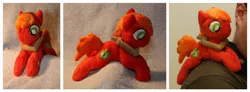 Size: 1024x376 | Tagged: safe, artist:creideiki-se, derpibooru import, big macintosh, earth pony, pony, beanie (plushie), irl, male, photo, plushie, stallion