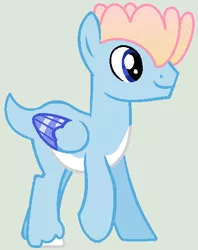 Size: 416x526 | Tagged: safe, artist:x-artsy-kenzie-x, derpibooru import, edit, ponified, amaura, dinosaur, pegasus, pony, base used, male, pokémon, pokémon x and y, solo, stallion