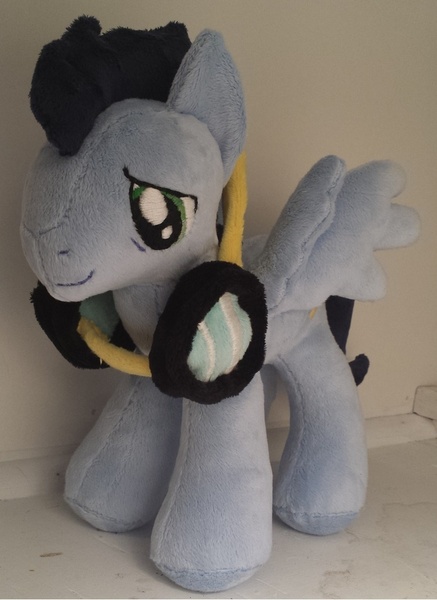 Size: 734x1008 | Tagged: artist:caashley, custom, derpibooru import, irl, photo, plushie, safe, soarin', toy