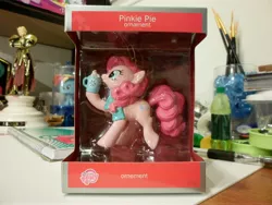 Size: 4608x3456 | Tagged: christmas, clothes, cup, cupcake keepsakes, derpibooru import, drink, figure, funko, gilgamesh, hallmark, hearth's warming eve, holiday, irl, logo, merchandise, mug, ornament, photo, pinkie pie, rainbow dash, safe, scarf, toy