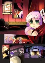 Size: 905x1280 | Tagged: artist:bakki, comic, cookie crumbles, cookieflanks, derpibooru import, female, hondo flanks, human, humanized, light skin, male, rarity, rarity's parents, safe, shipping, straight, sweetie belle