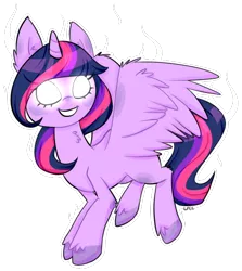 Size: 578x649 | Tagged: safe, artist:soullessteddybear, derpibooru import, twilight sparkle, twilight sparkle (alicorn), alicorn, pony, female, glowing eyes, mare, solo