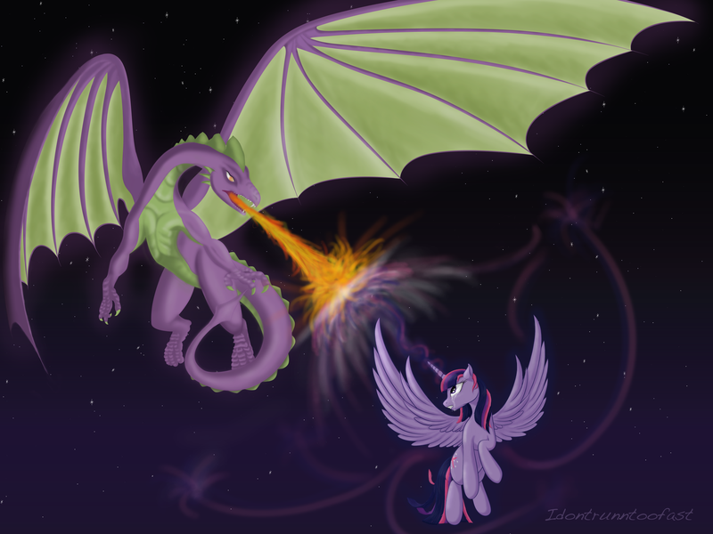 Size: 8000x6000 | Tagged: safe, artist:idontrunntoofast, derpibooru import, spike, twilight sparkle, twilight sparkle (alicorn), alicorn, pony, absurd resolution, female, mare