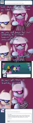 Size: 650x2421 | Tagged: ask, ask photo finish and picture perfect, clothes, dancing, derpibooru import, dress, photo finish, picture frame (character), picture perfect, royal ribbon, safe, tumblr, twilight sparkle